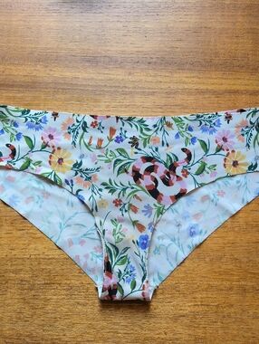 Used Floral & Snake Print Seamless Panties